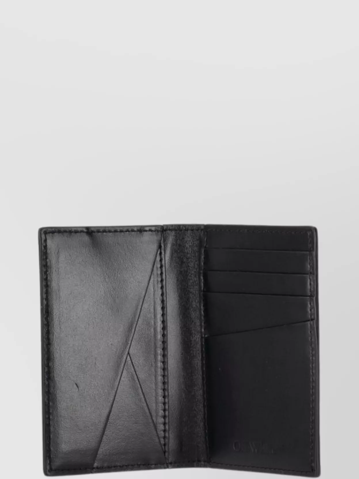 Off-White Compact Foldable Document Holder