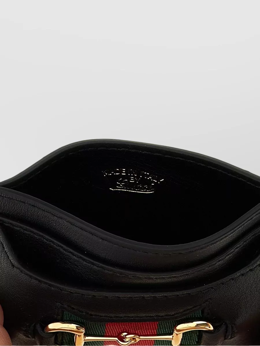 Gucci Na Leather Card Holder