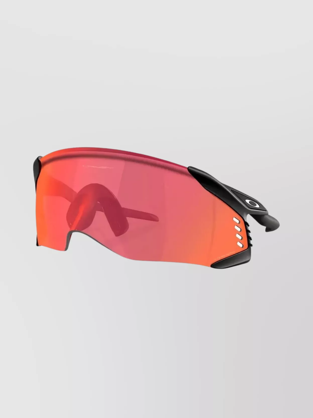Oakley Curved Wraparound Sunglasses With Adjustable Nose Pads