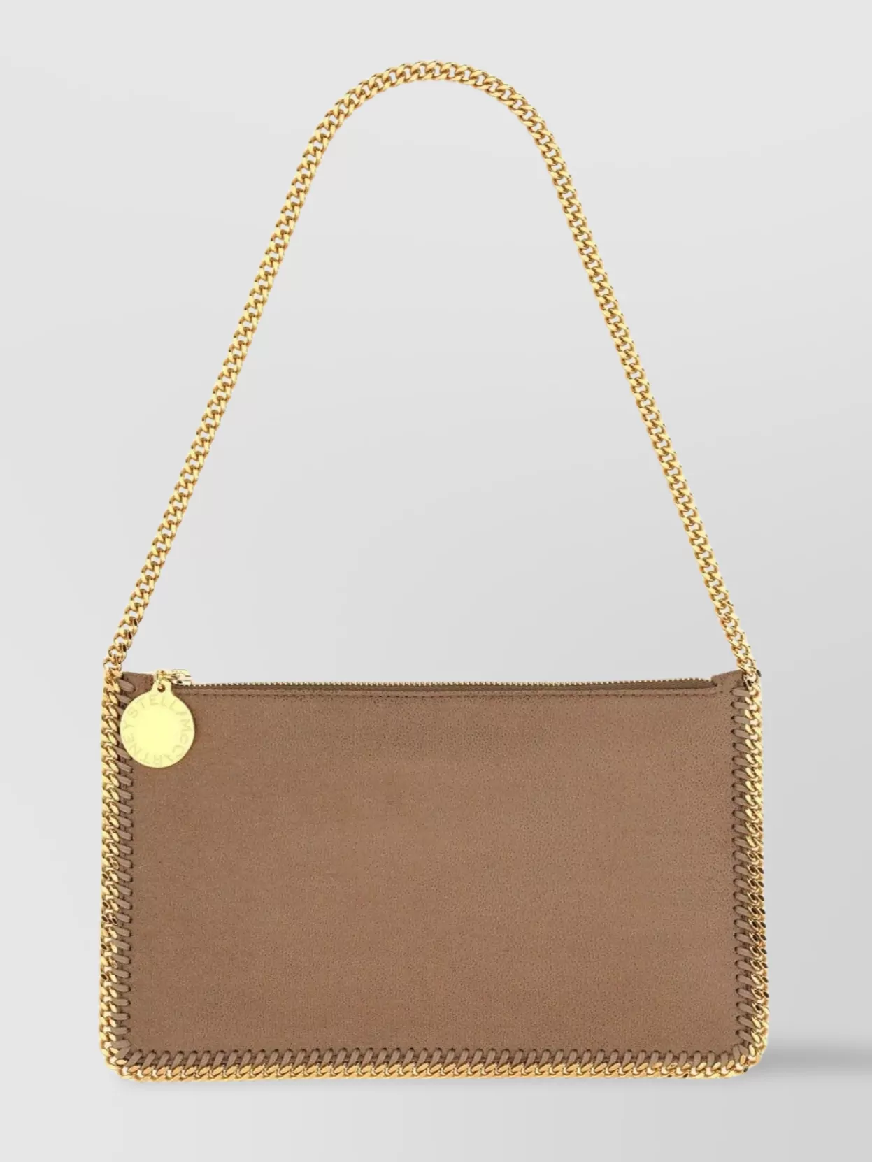 Stella Mccartney "falabella" Chain Strap Whipstitch Clutch Bag