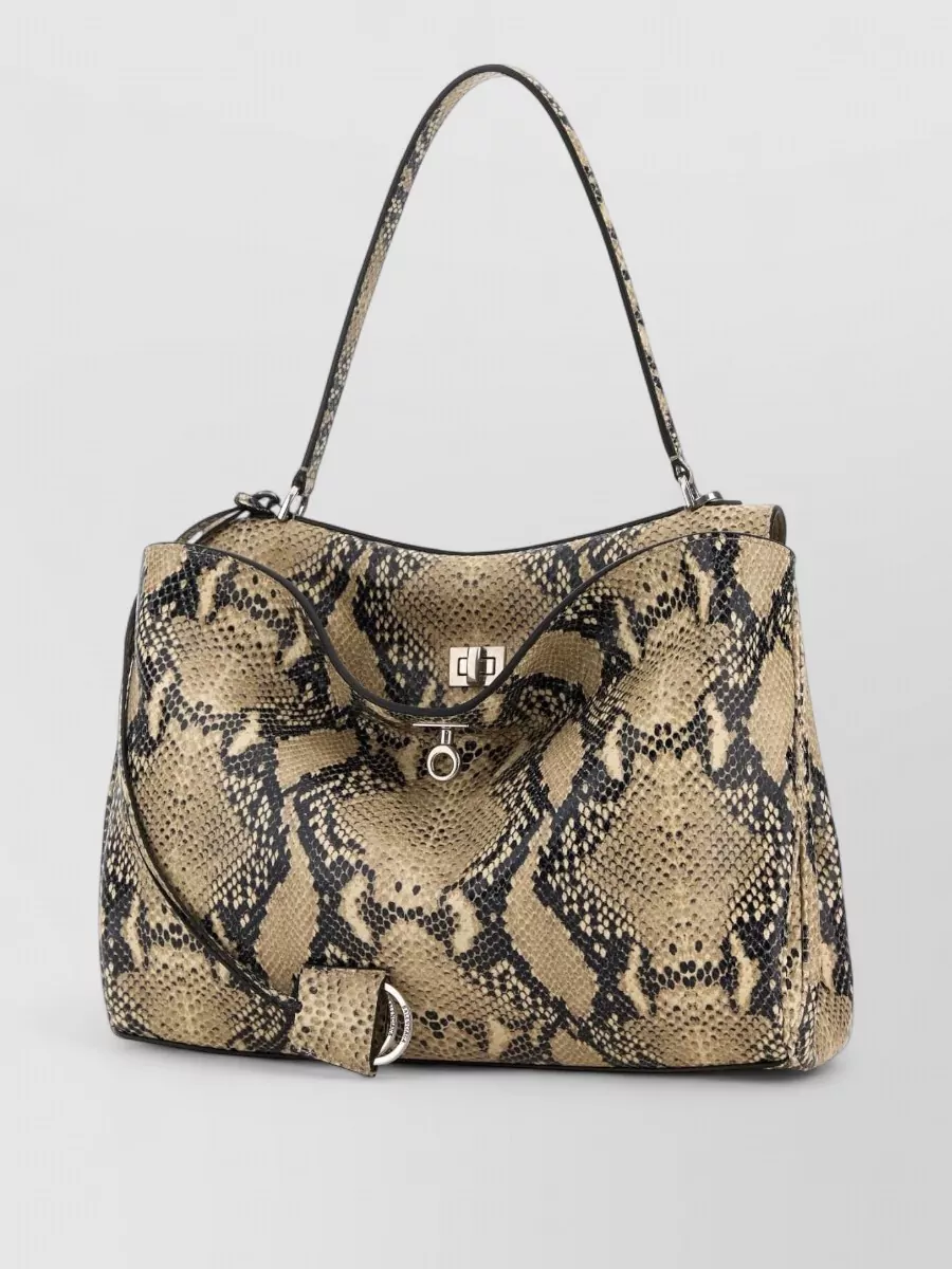 Balenciaga Rodeo Medium Leather Shoulder Bag