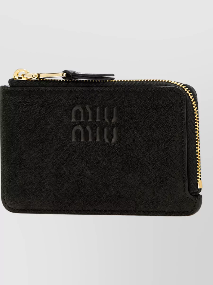 Miu Miu leather card holder