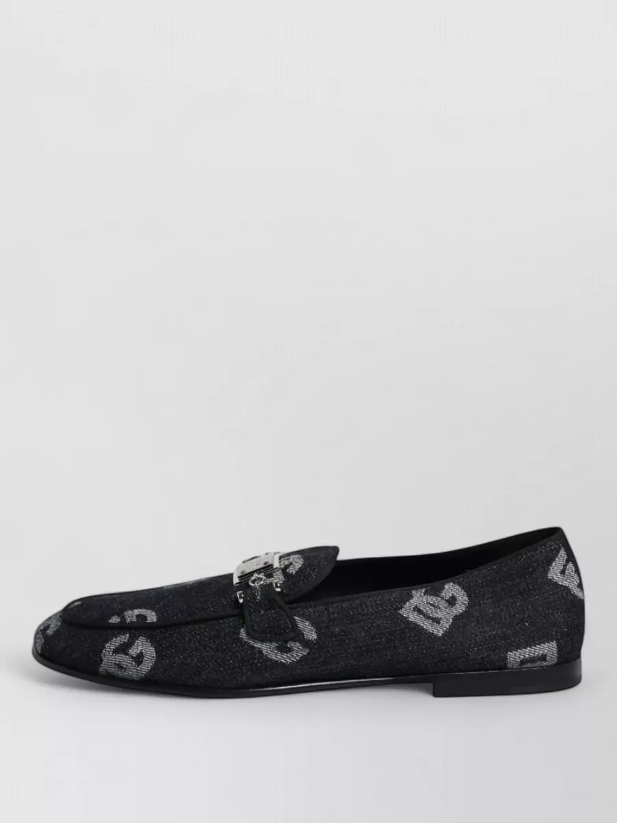 Dolce&Gabbana Logo-Print Loafers