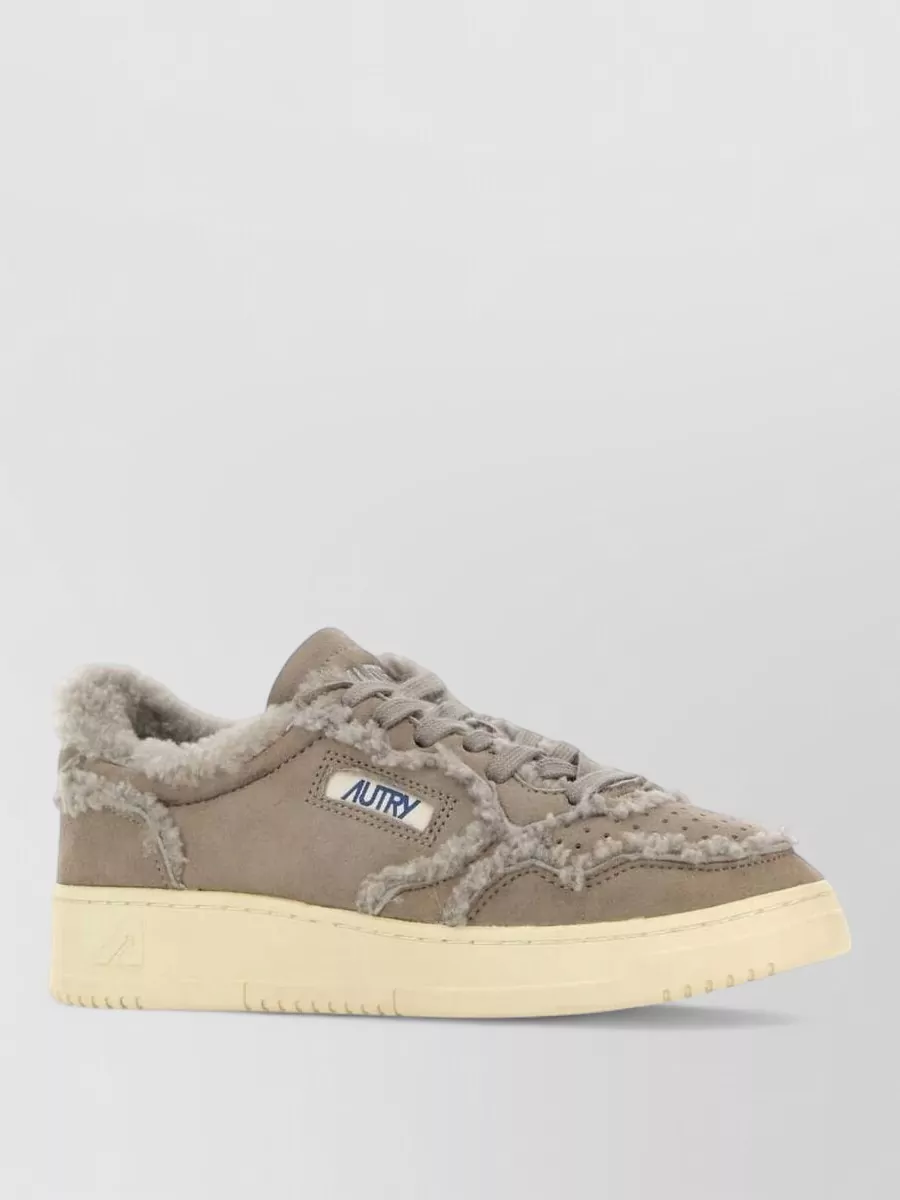 Autry Leather low top lace up sneakers