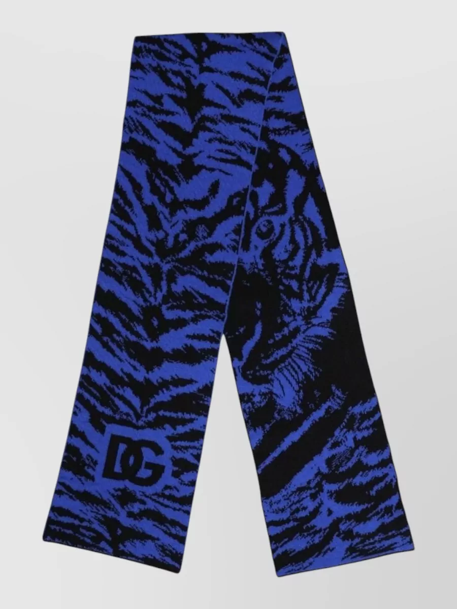 Dolce&Gabbana virgin wool logo scarf