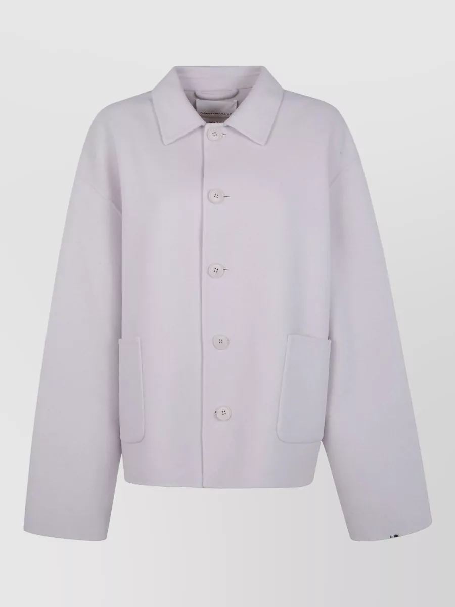Extreme Cashmere wool cashmere single breasted coat