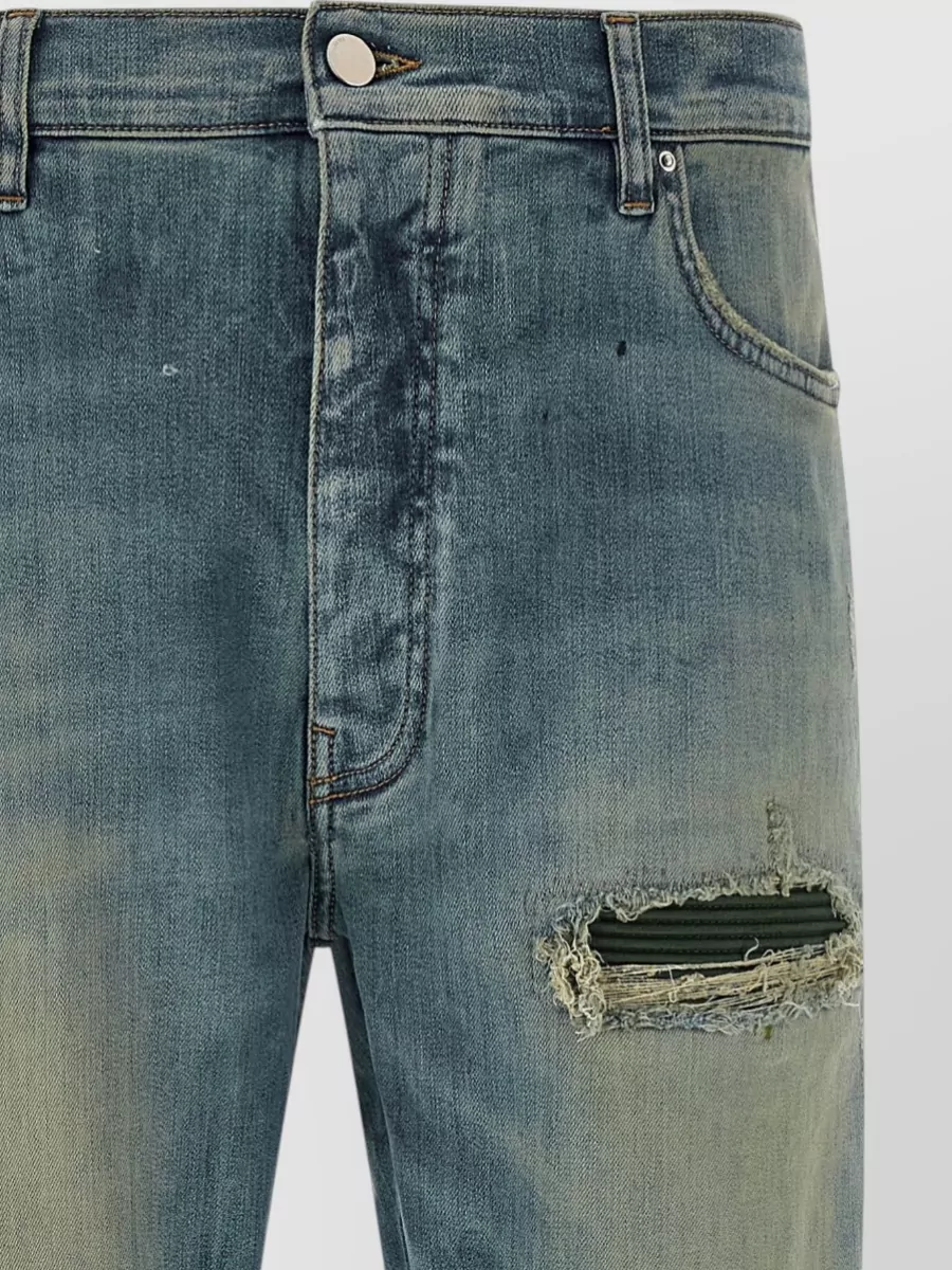 Amiri Hollywood Mx1 Jeans Belt Loops Embroidery