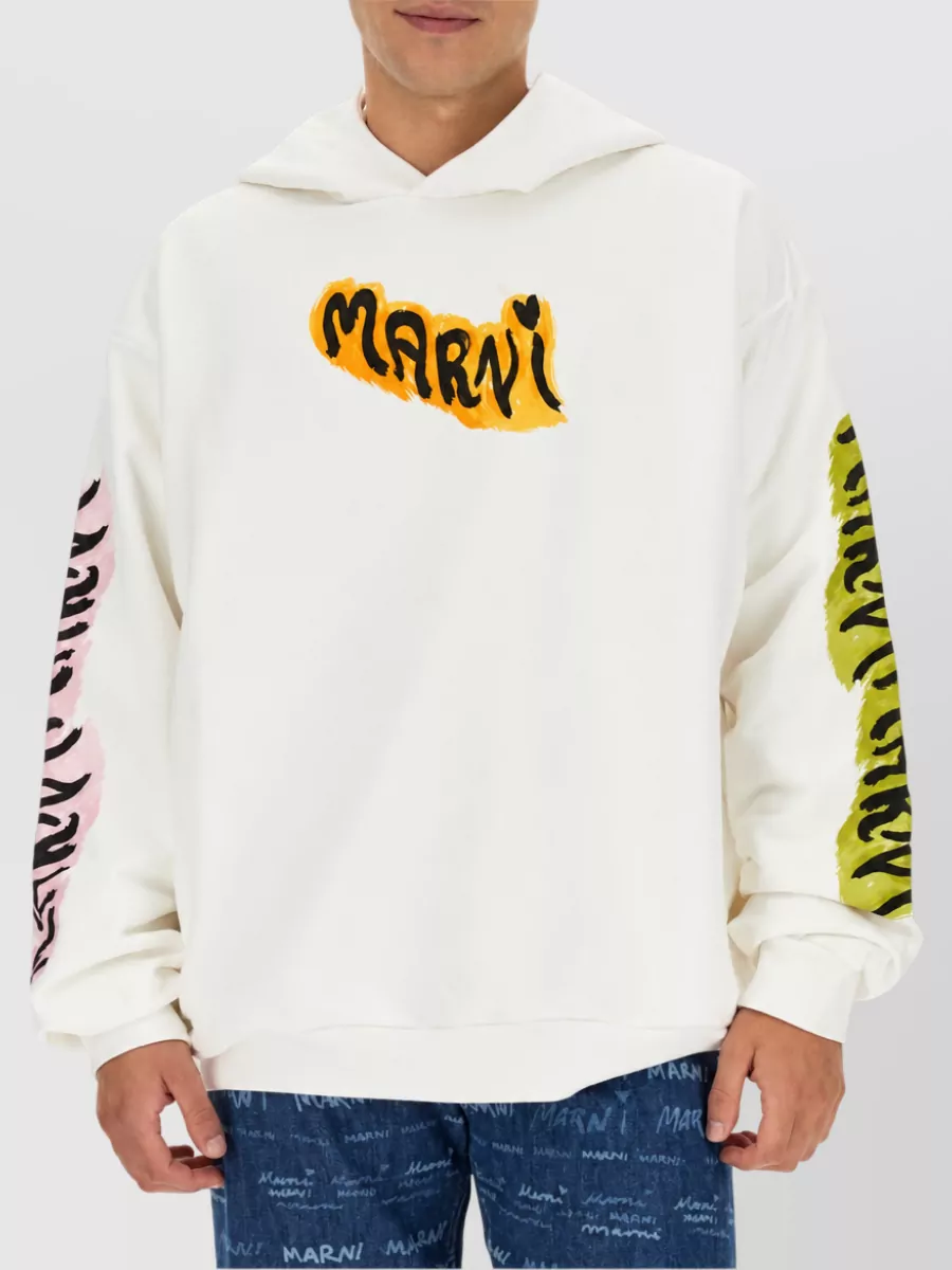 Marni logo hoodie