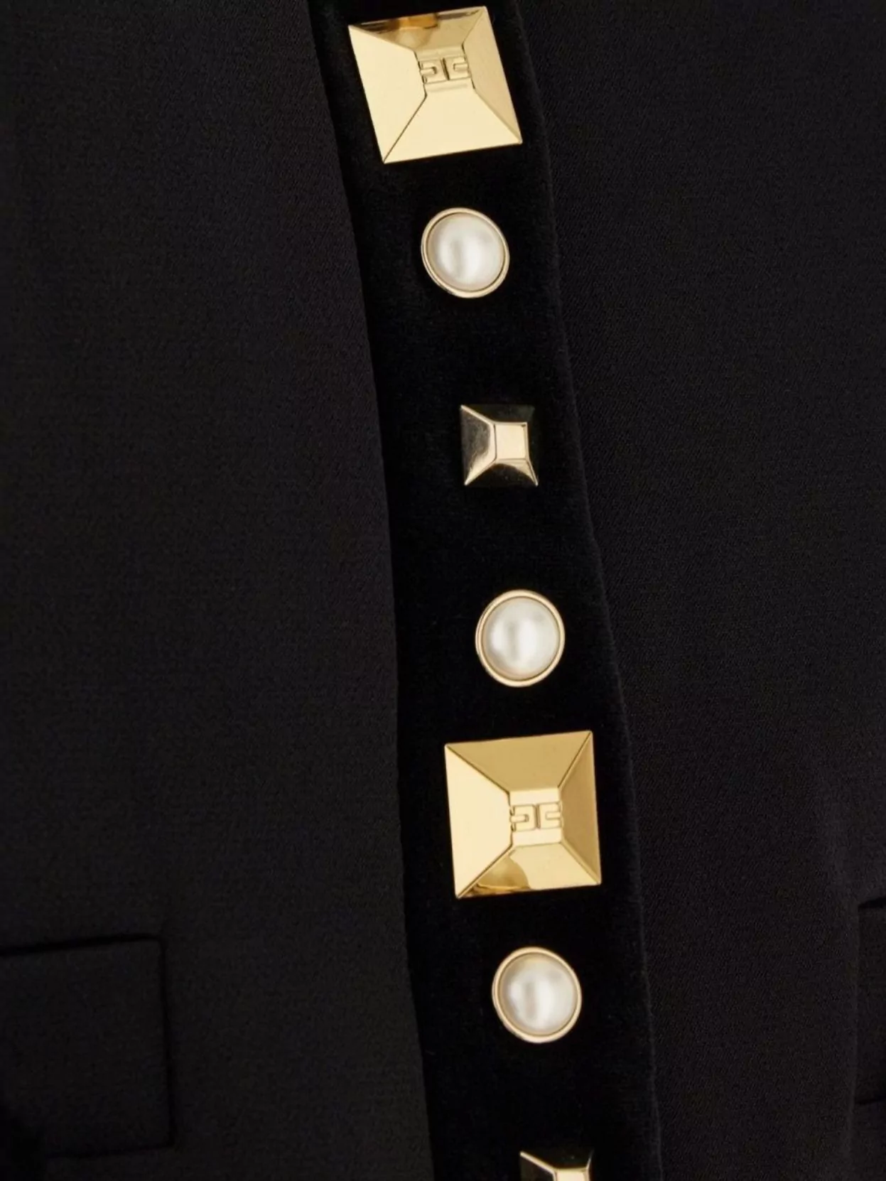 Elisabetta Franchi Black Stretch Polyester Jacket