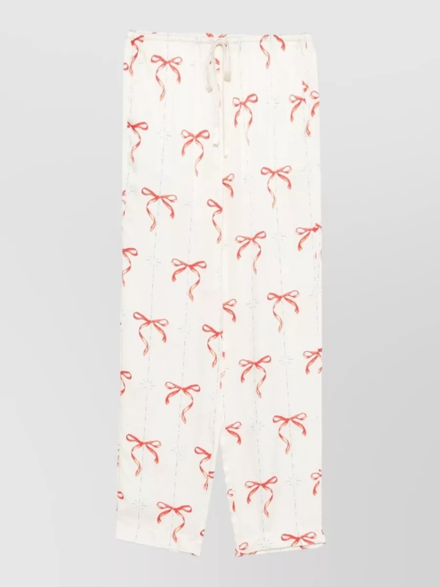 Forte Forte Printed straight trousers