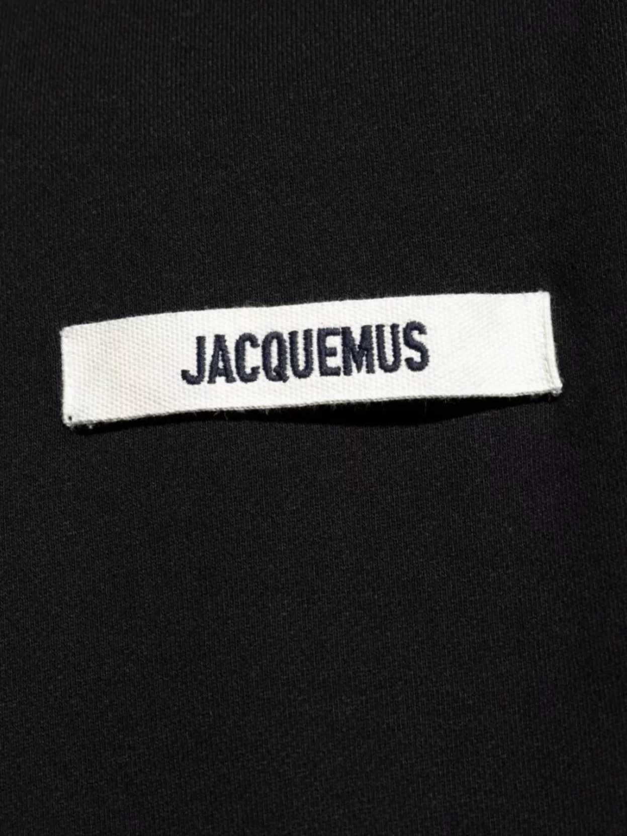 Jacquemus Cotton Hoodie Relaxed Fit Hood