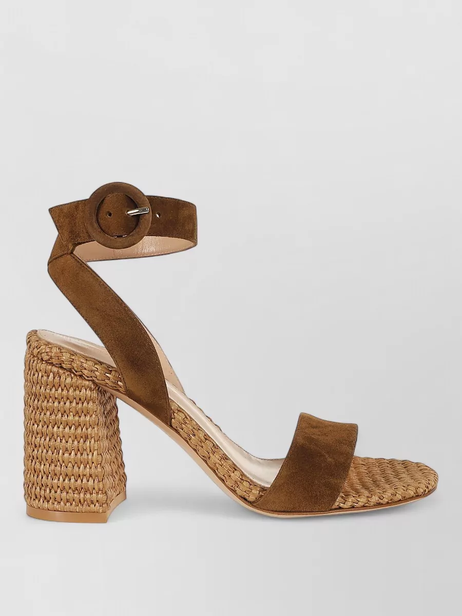 Gianvito Rossi Leather Luana Sandals