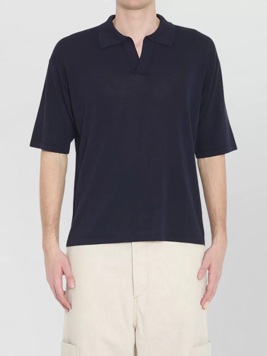 Roberto Collina cotton relaxed-fit short-sleeve polo shirt