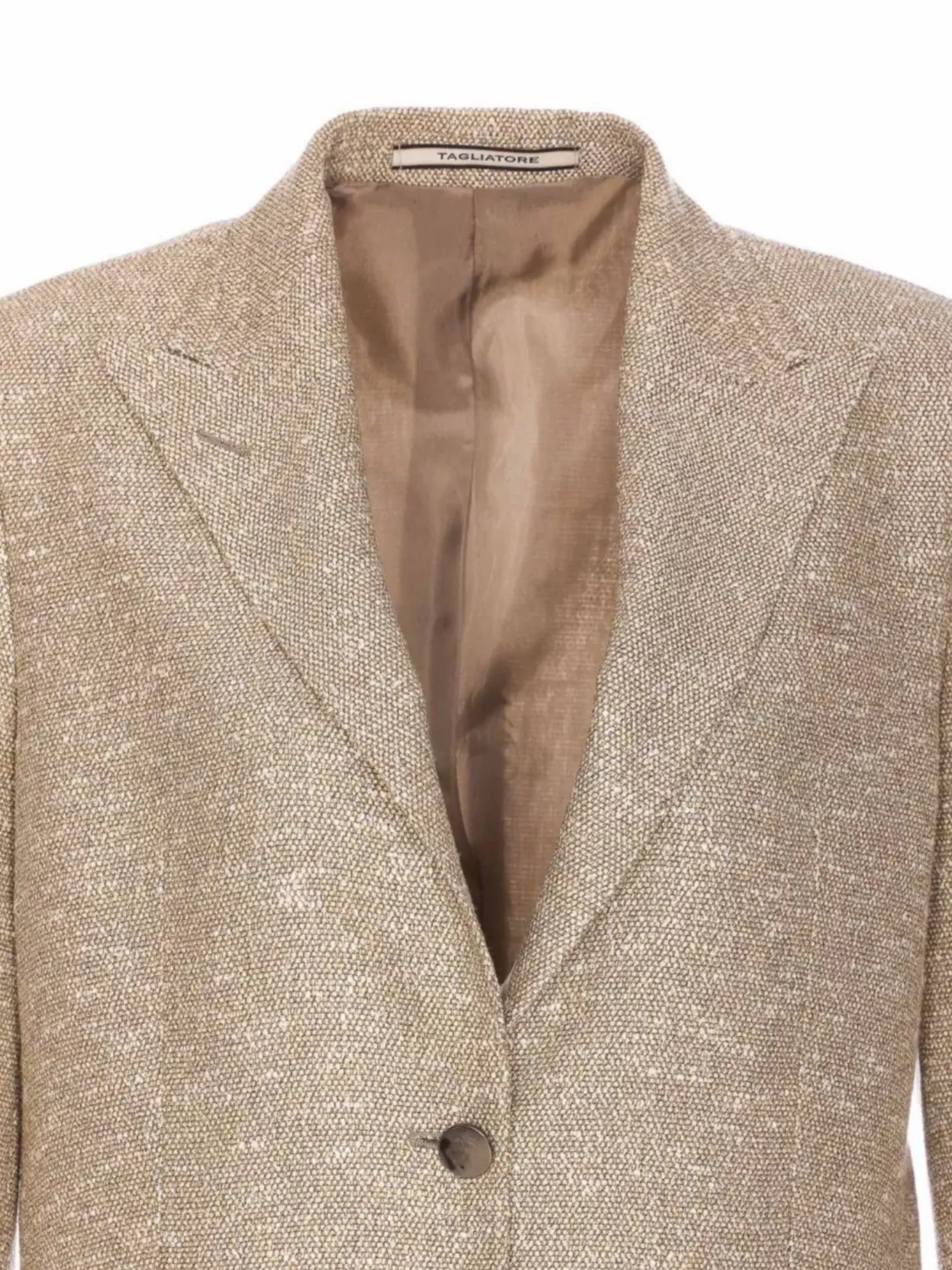 Tagliatore Sequined V-neck Single-breasted Jacket With Front Pockets