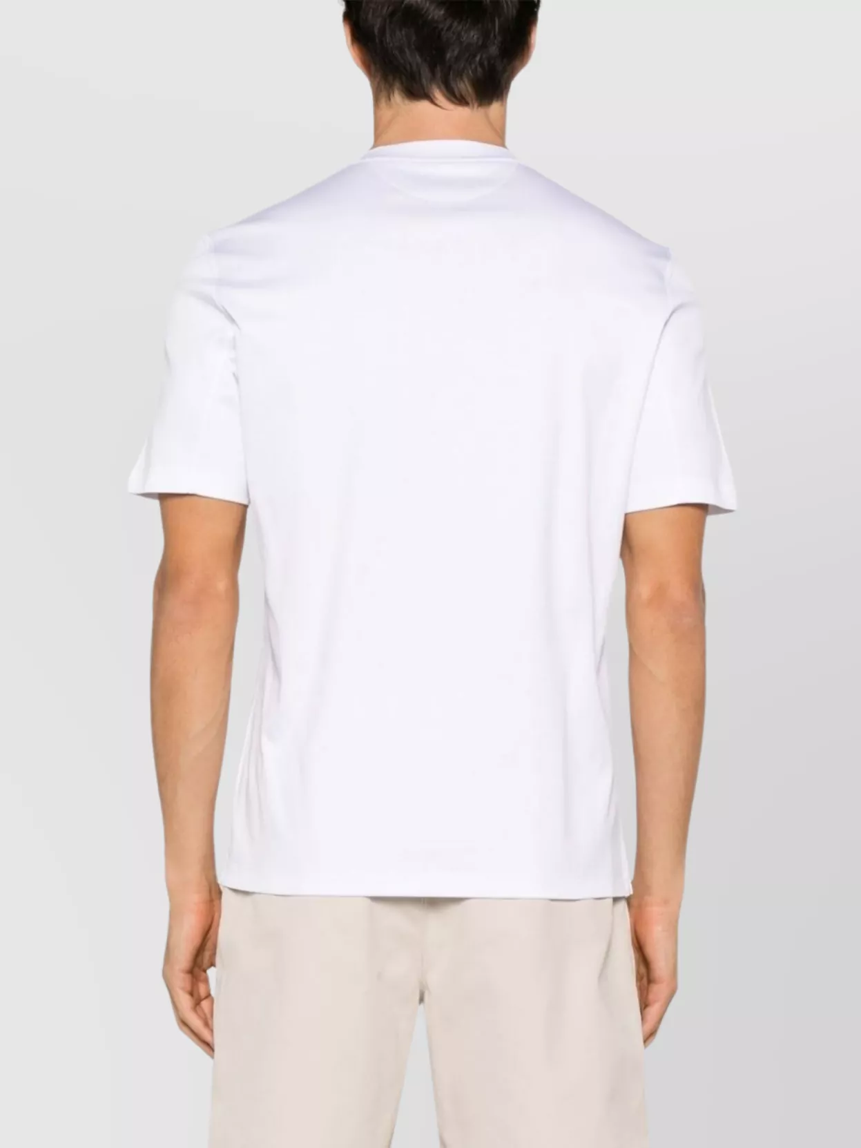 Brunello Cucinelli Cotton T-Shirt With Logo And Crew Neck