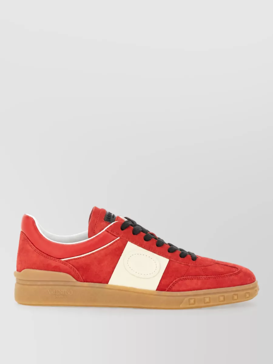 Valentino Garavani Leather Lace-Up Sneakers