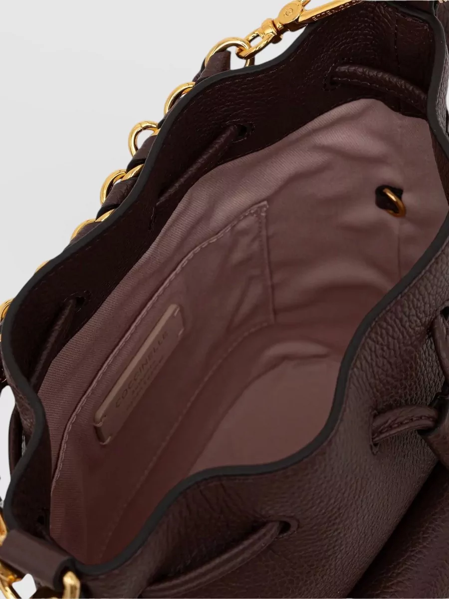 Coccinelle Calf Leather Bucket Bag