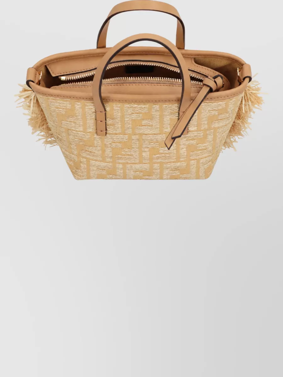 Fendi Mini Leather Beach Bag