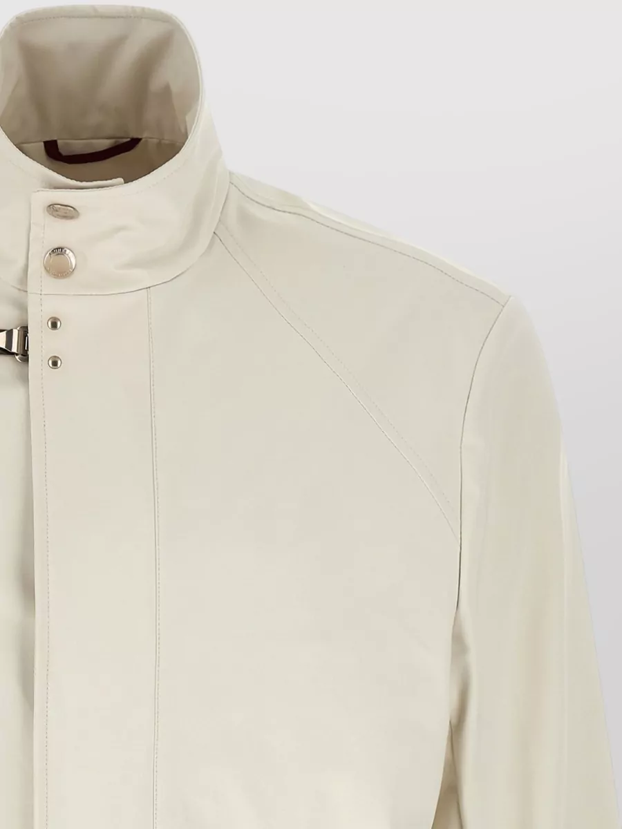 Brunello Cucinelli Waterproof High-Neck Lightweight Jacket