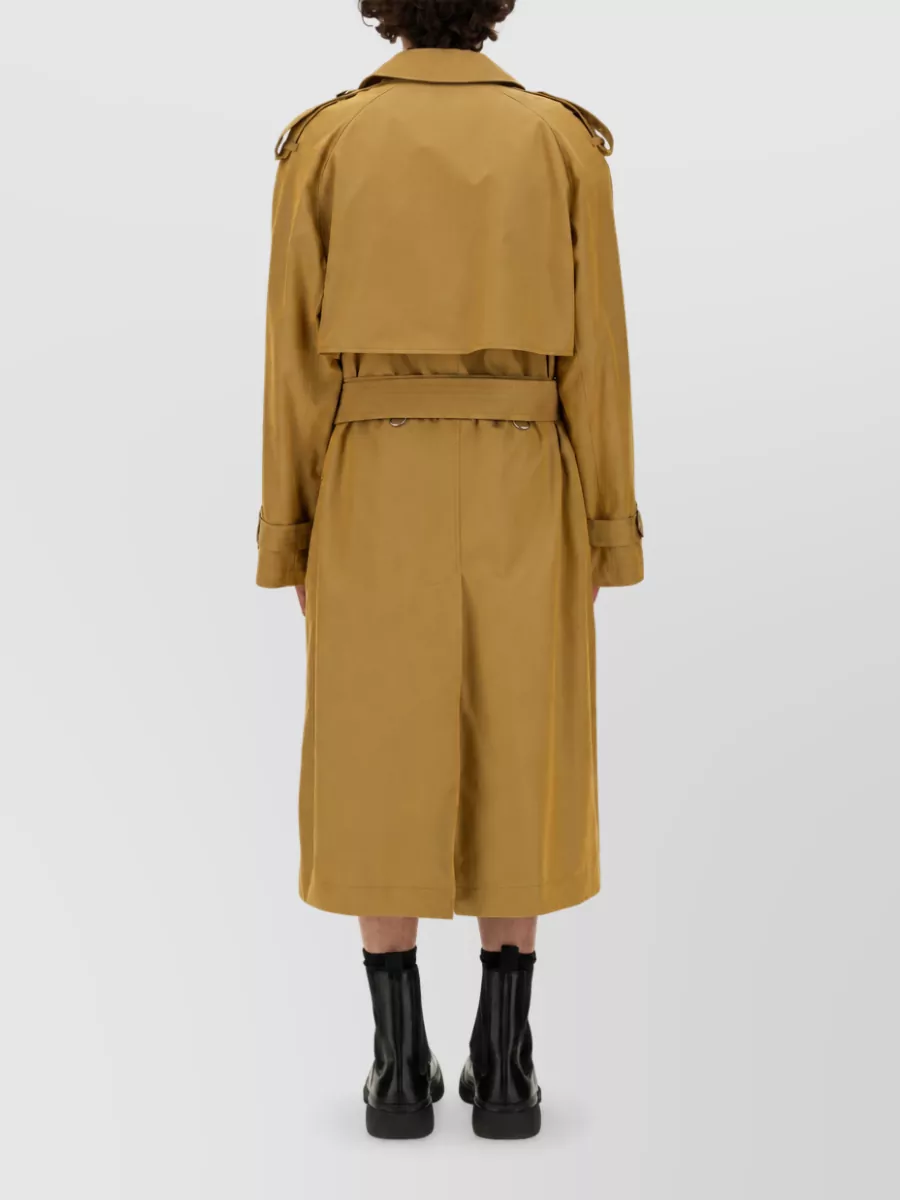 Burberry Cotton Belted Trench Coat