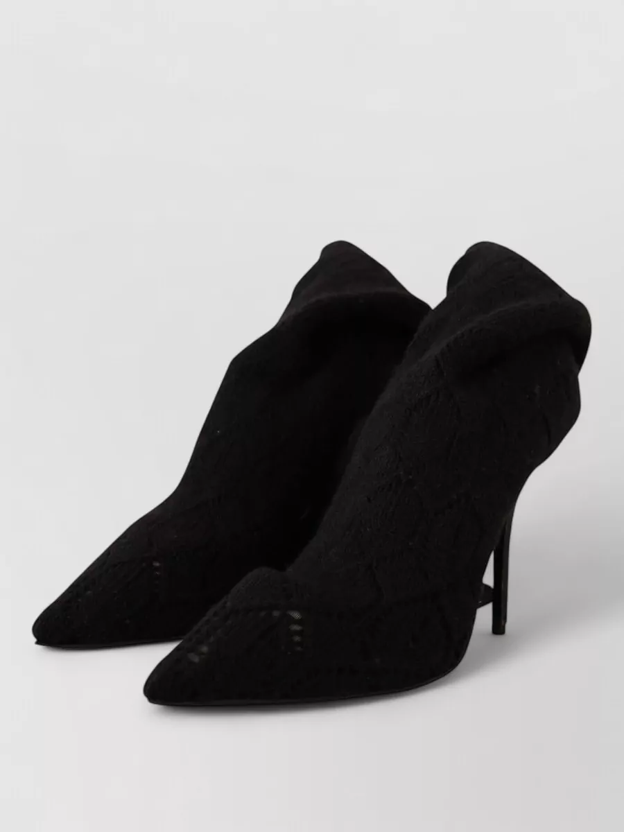 Dolce&Gabbana Stretch Knit Knee-High Sock Boots