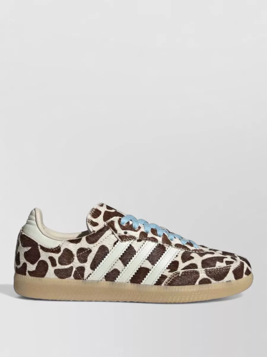 Adidas calf hair low-top sneakers