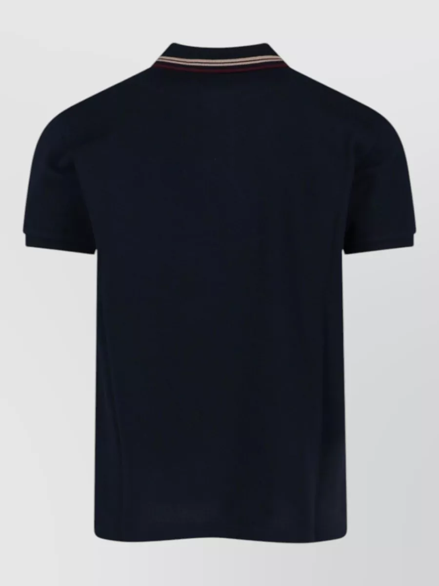 Vivienne Westwood Striped Trim Cotton Polo Shirt