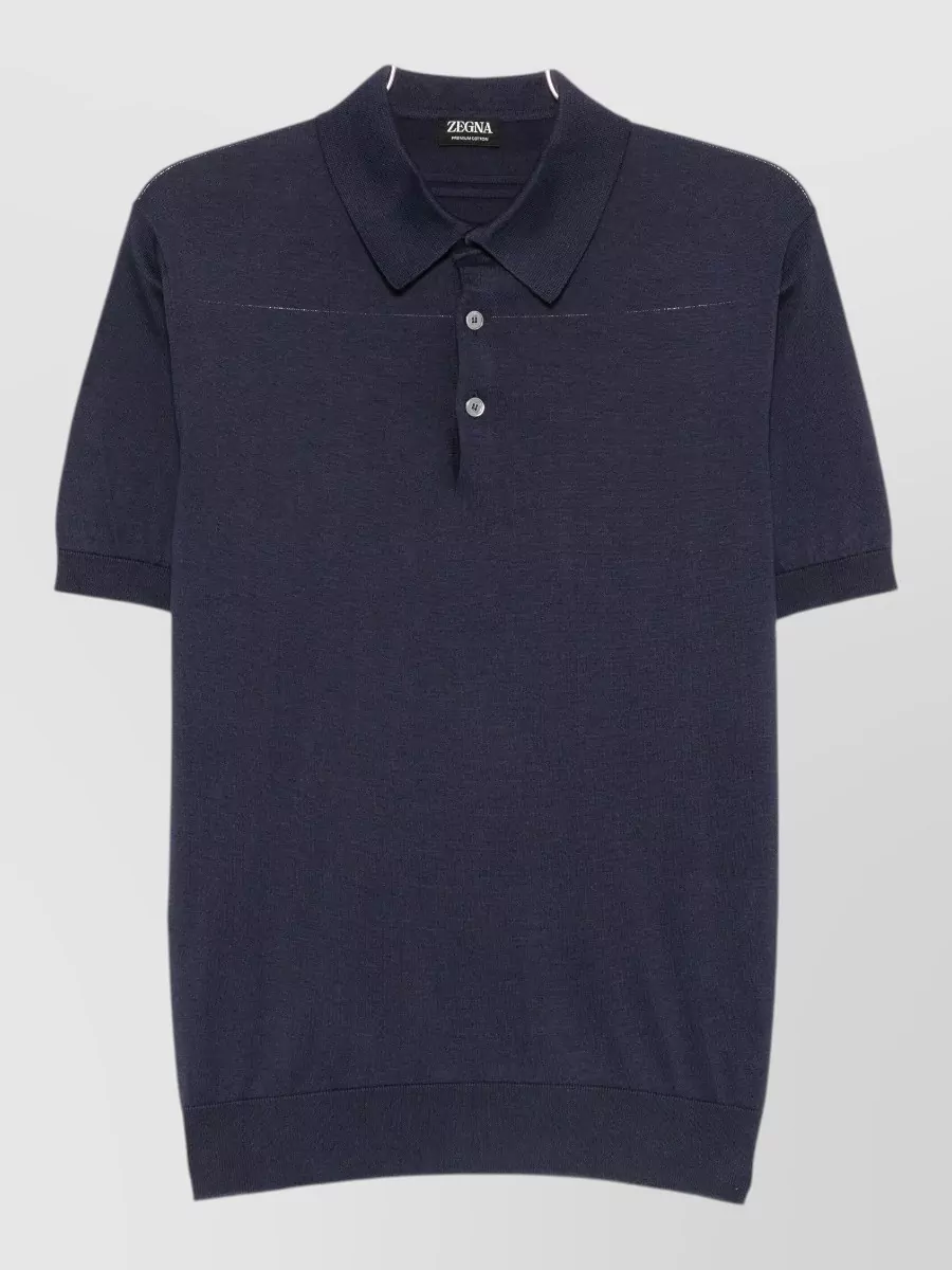 Zegna Cotton Regular-Fit Short-Sleeve Polo Shirt