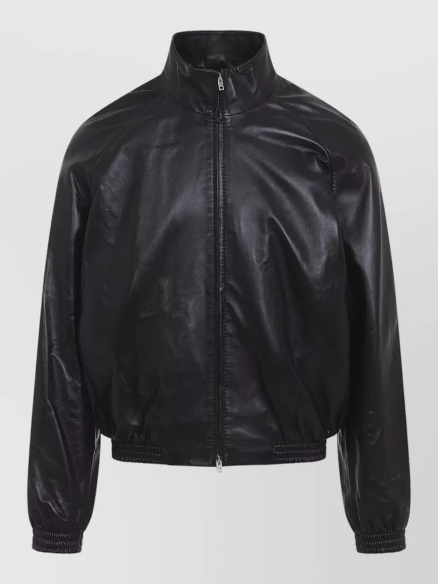 Acne Studios Lamb leather regular-fit bomber jacket
