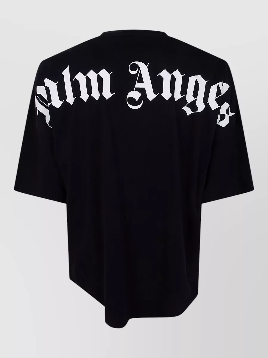 Palm Angels Logo Print T Shirt
