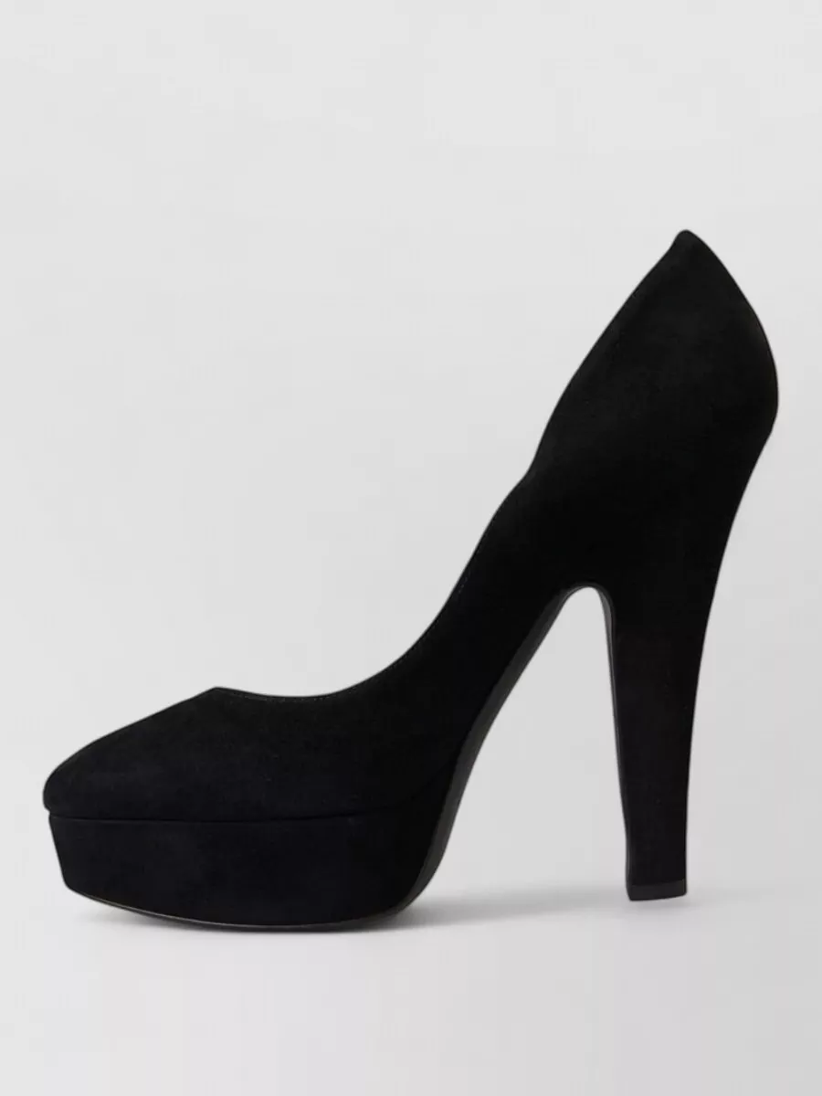 Dolce&Gabbana Suede Leather Platform Pumps
