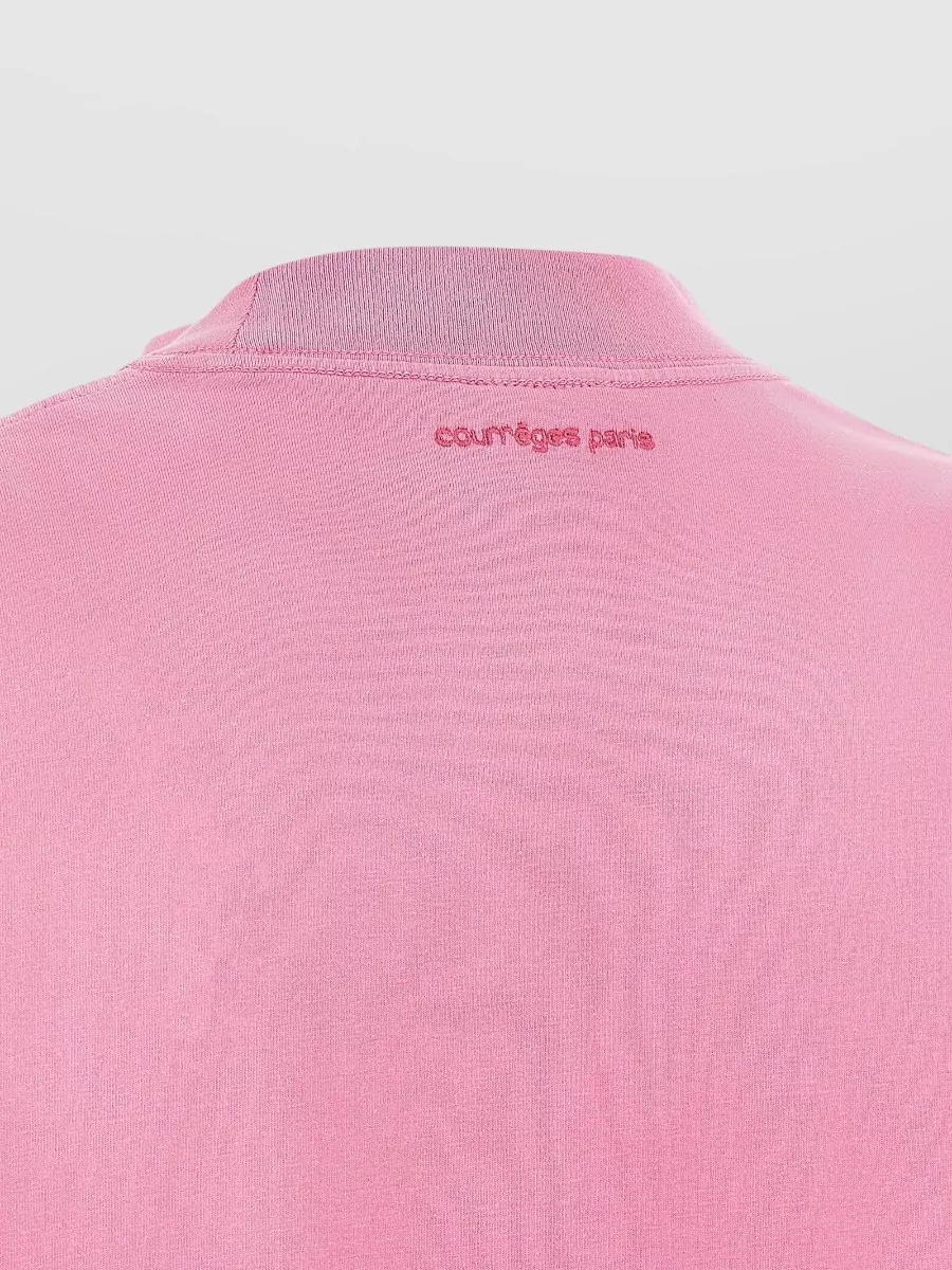 Courrèges Solarized Logo T Shirt Short Sleeve Dress