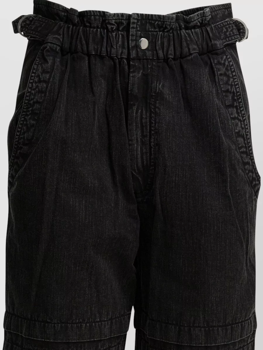 Isabel Marant Etoile Mellya Trousers Pleats Belt Loops Pockets