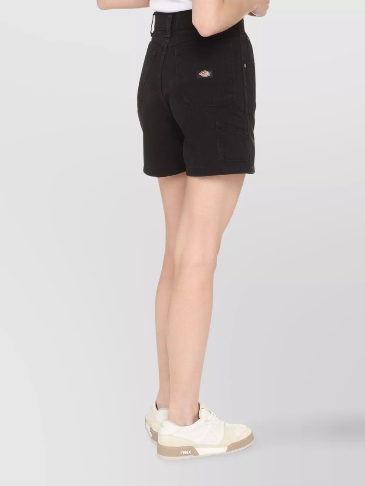 Dickies Cotton Shorts With Back Pockets And Belt Loops