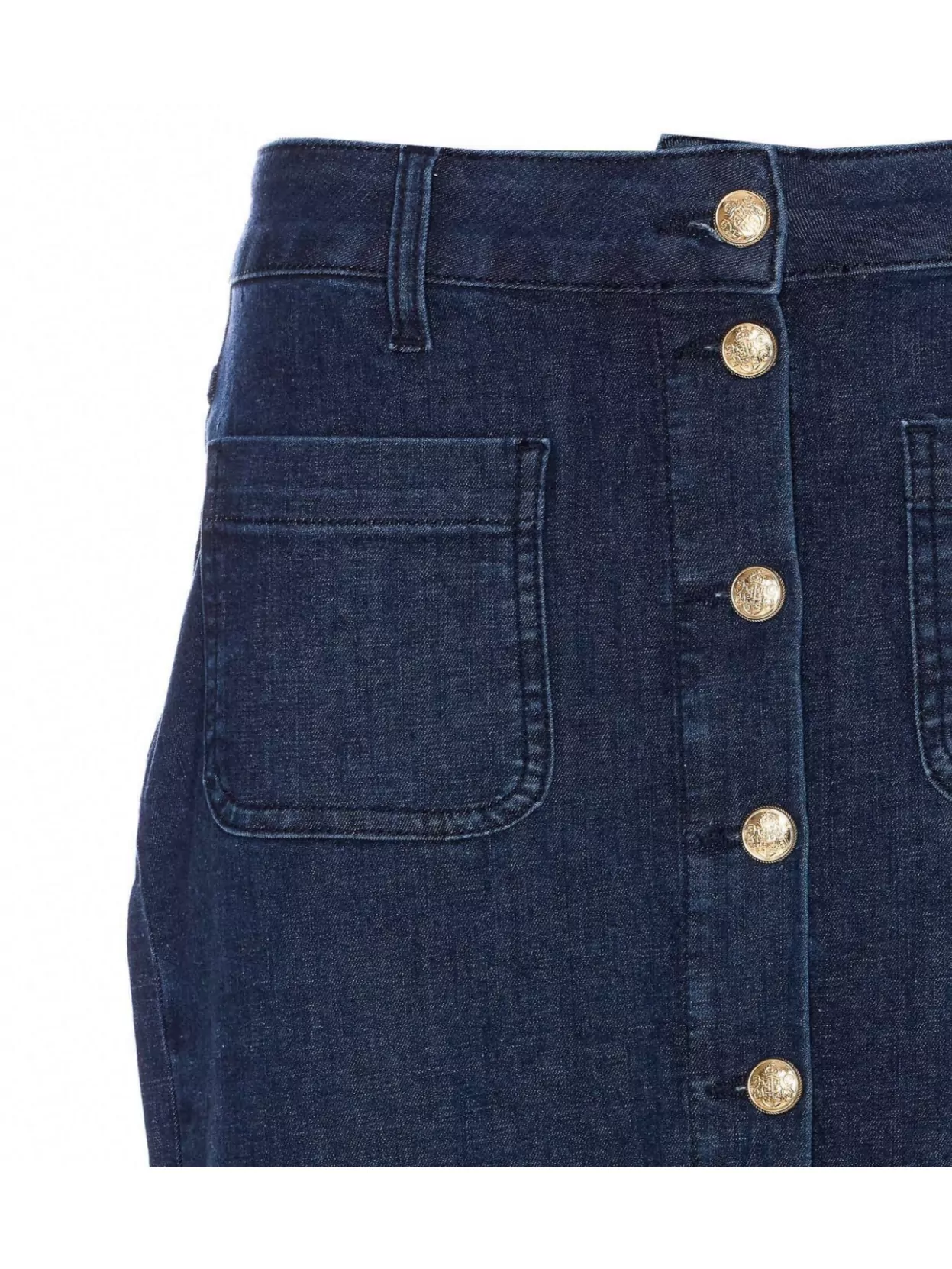 Liu •jo Button-down Denim Skirt