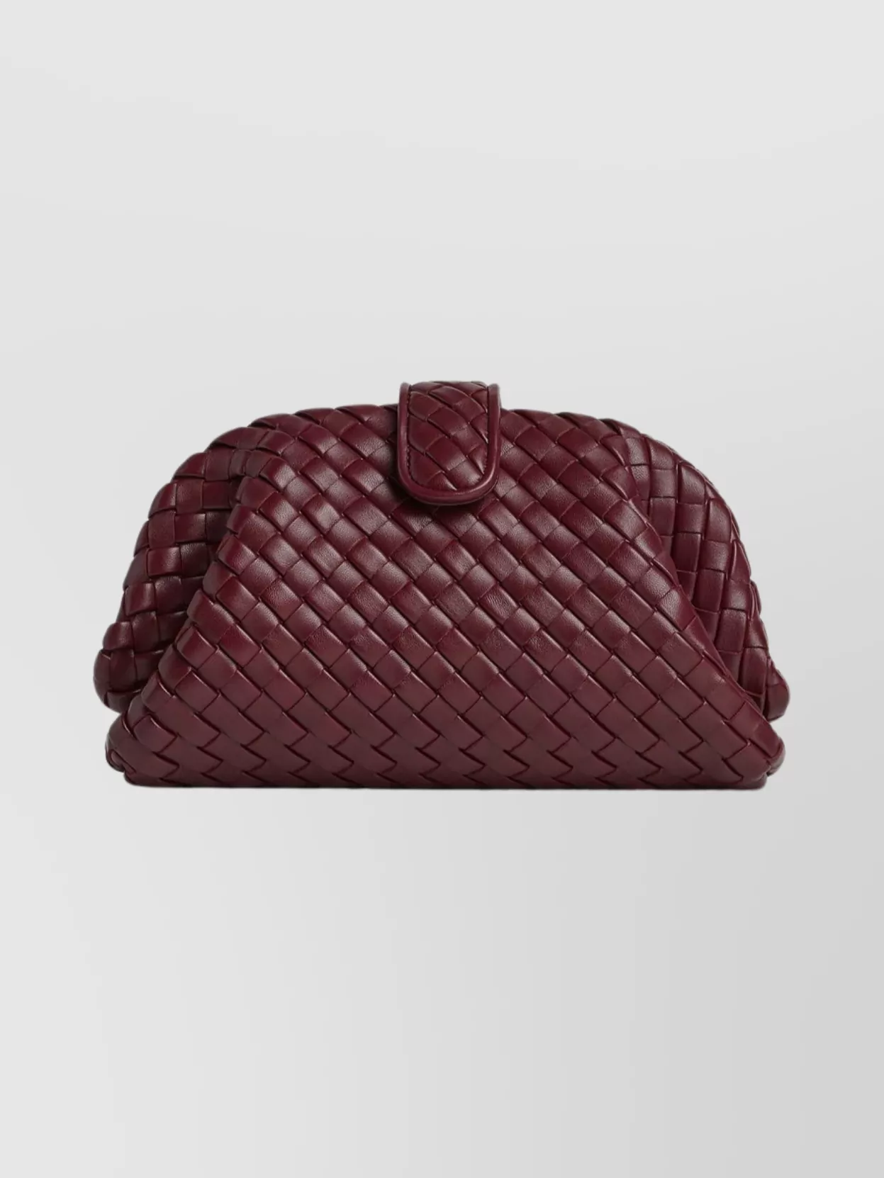 Bottega Veneta Woven Leather Chain Small Clutch Bag