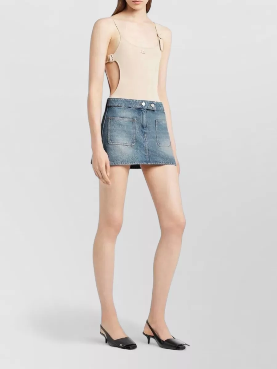Courrèges Denim Mini Skirt