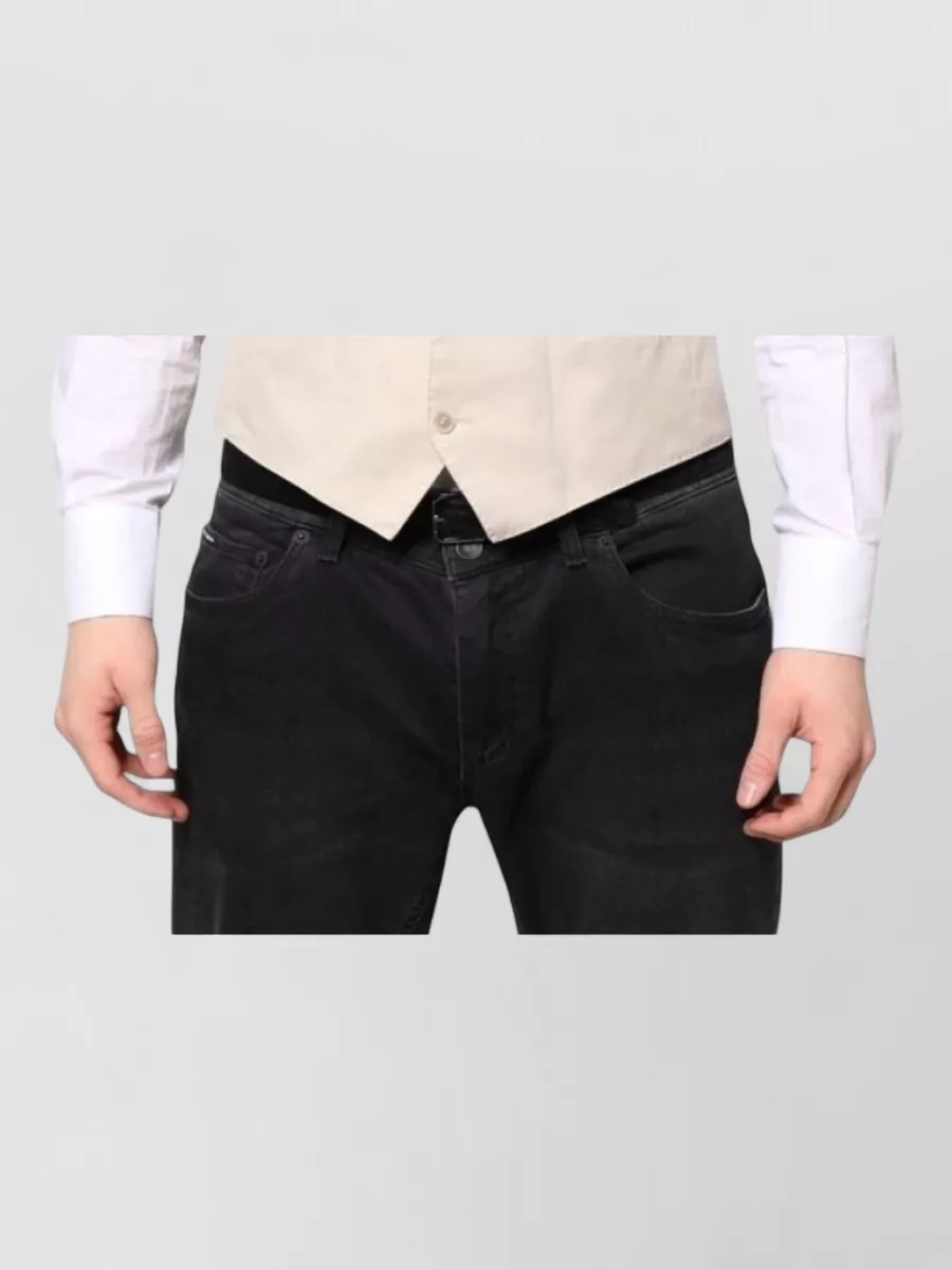Dolce&Gabbana cotton-blend v-neck tailored waistcoat