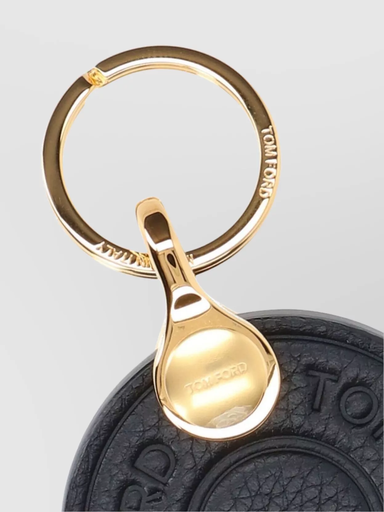 Tom Ford Keyring Accessory Featuring Gold-Tone Hardware Design