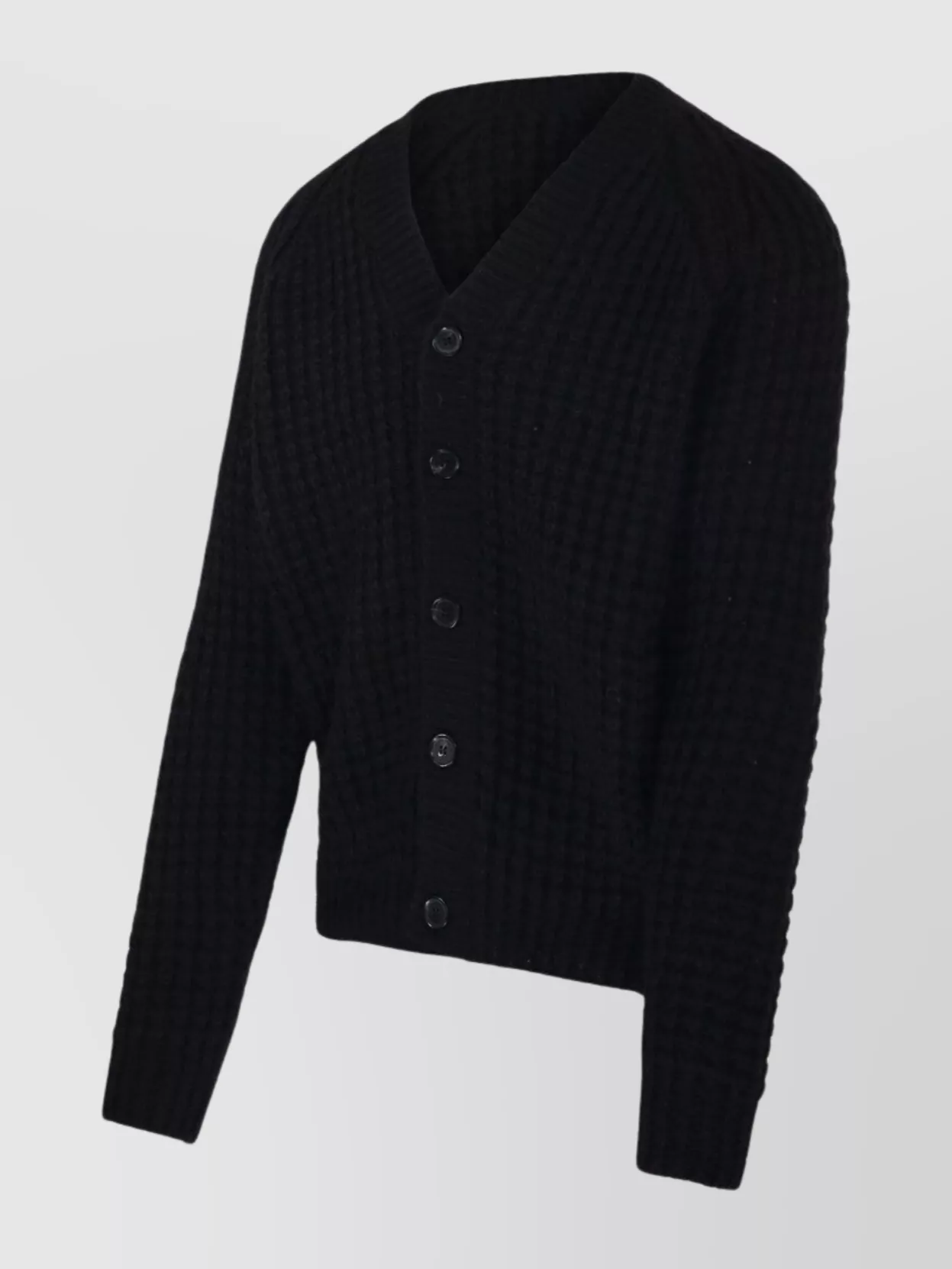Roberto Collina V Neck Ribbed Texture Long Sleeves