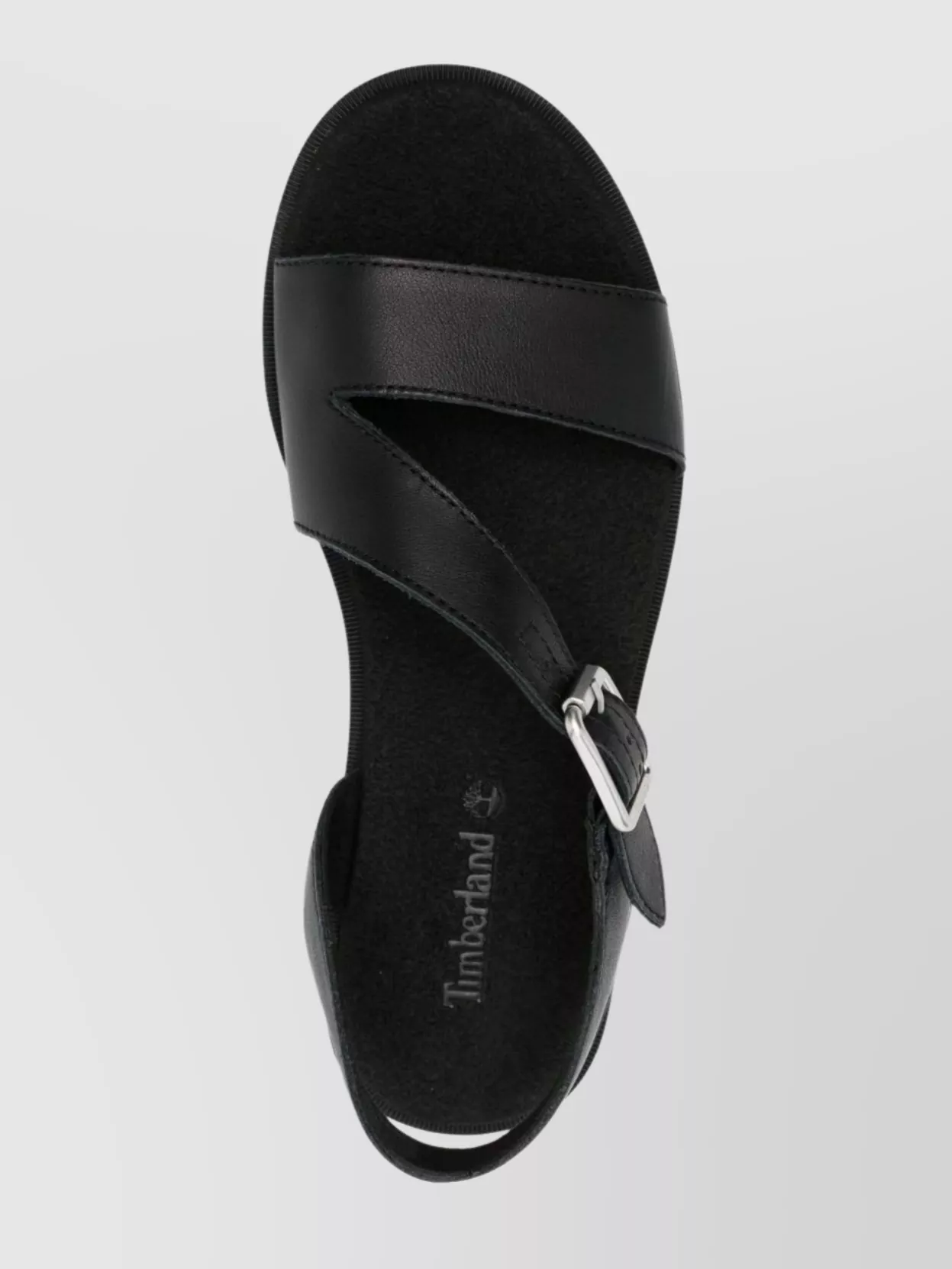 Timberland Bay Backstrap Sandal Buckle Detail In Black