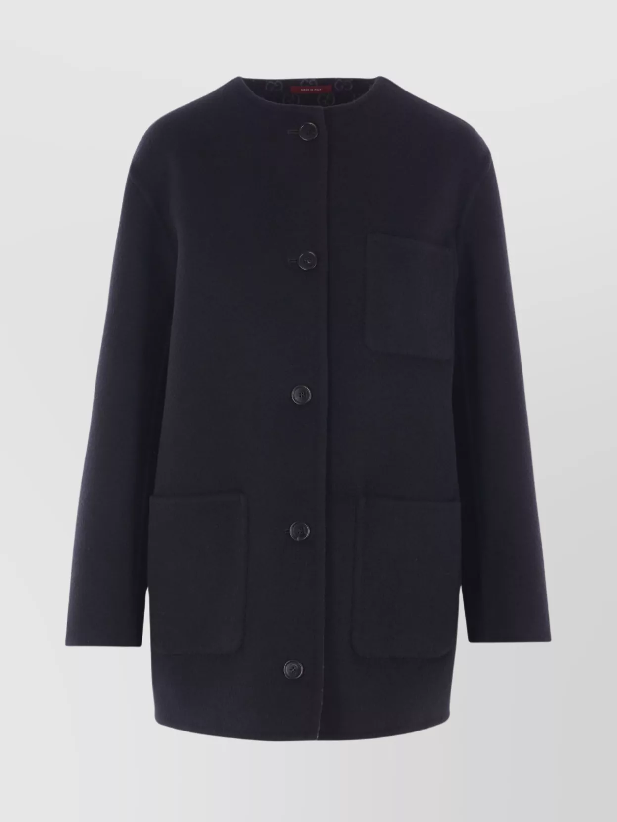 Gucci Dual Sided Wool And Silk Outerwear