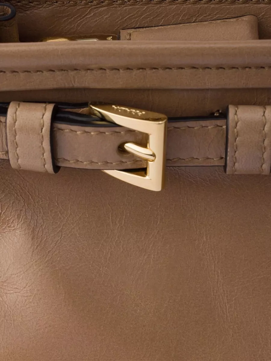 Prada Bonnie Small Leather Clutch Bag