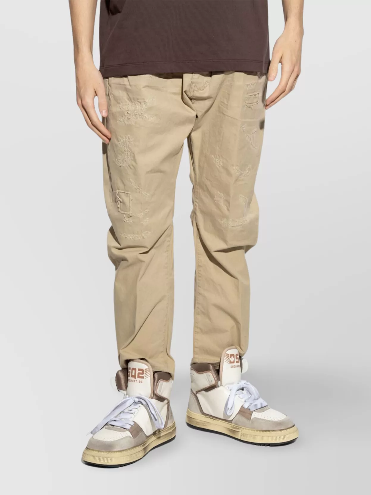 Dsquared2 Casual Trousers With Belt Loops And Pockets