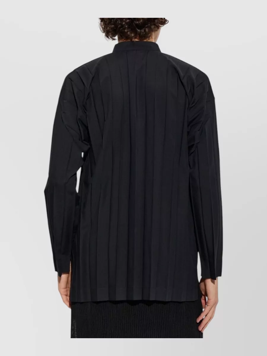 Homme Plisse Issey Miyake Pleated Long-Sleeve Shirt