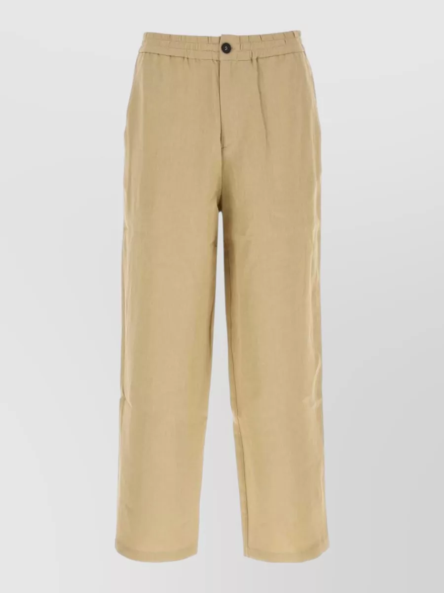 Le Kasha Linen Wide-Leg Trousers