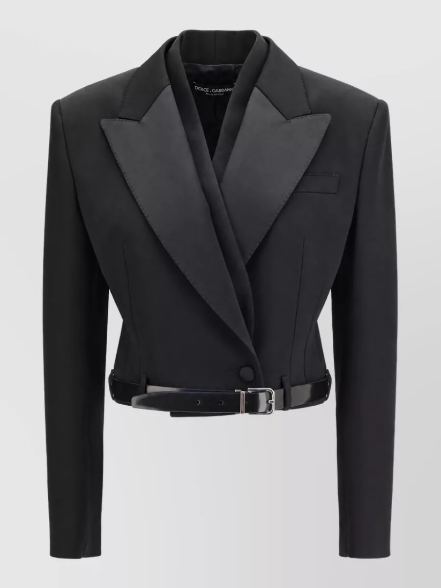 Dolce&Gabbana wool silk double-breasted blazer