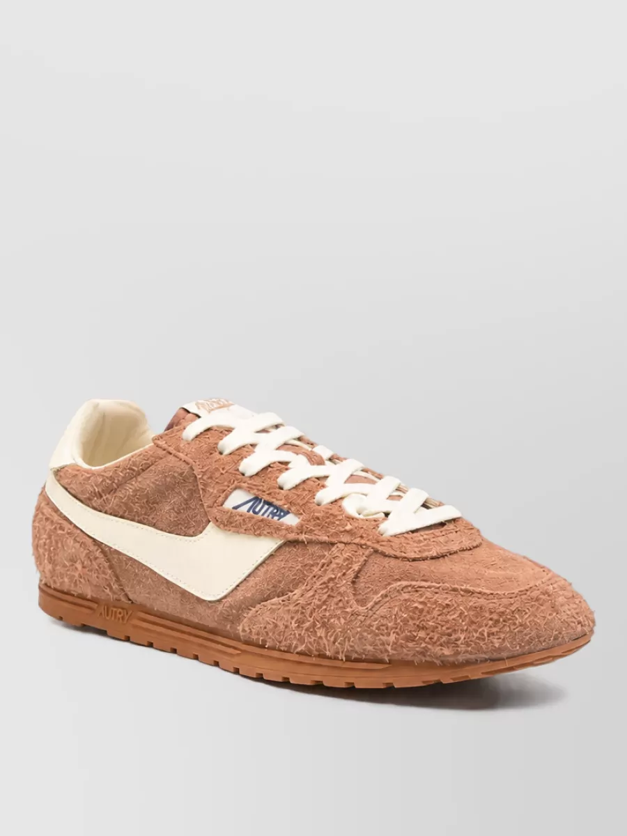 Autry leather lace-up sneakers