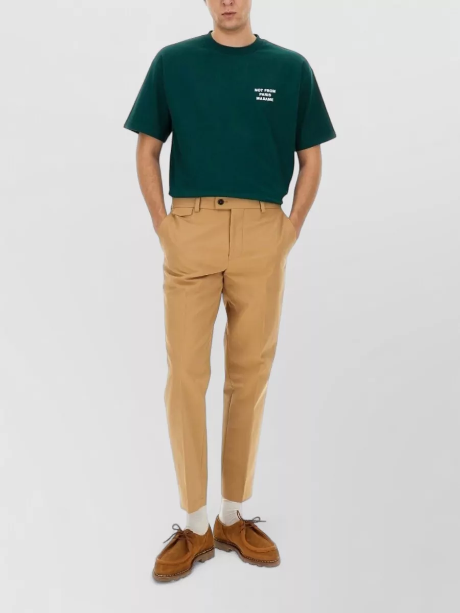Drôle De Monsieur Cotton Regular-Fit T-Shirt