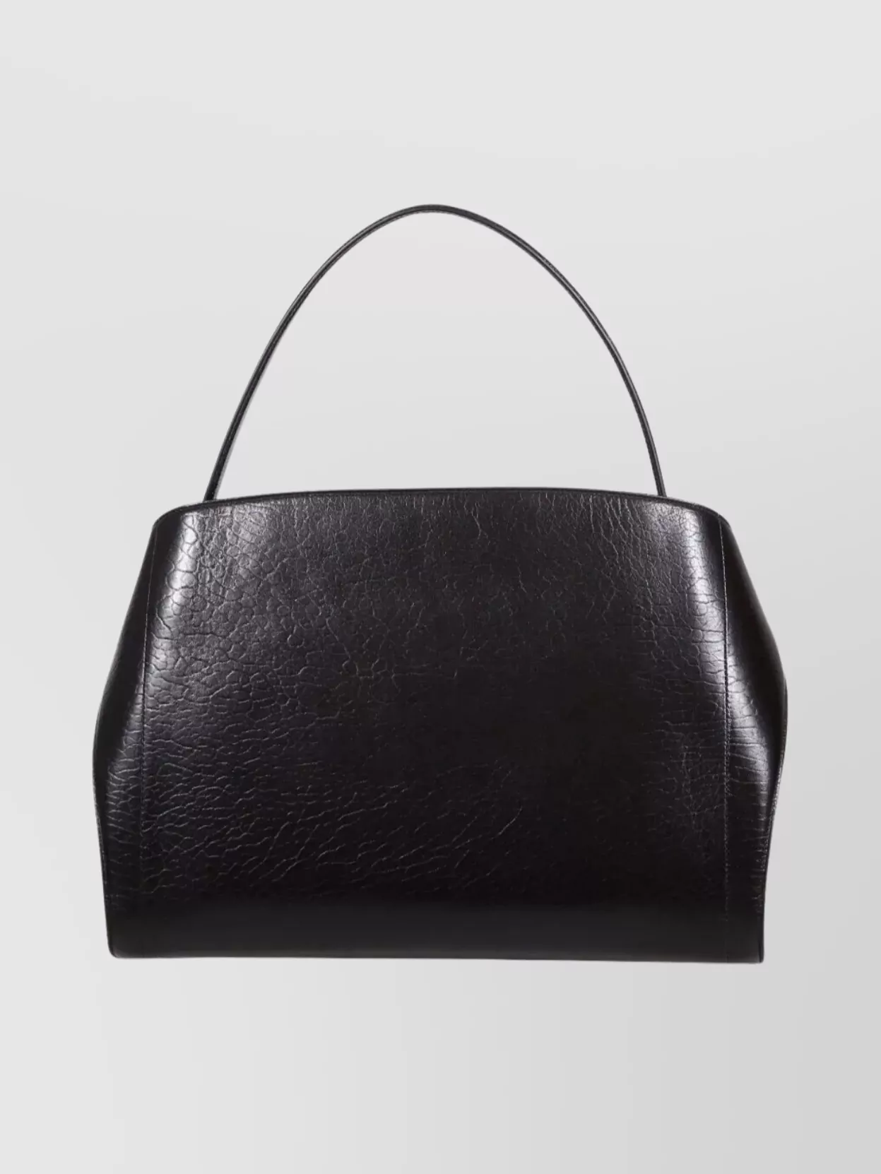 Ferragamo Maxi Grain Bicolor Structured Shoulder Bag